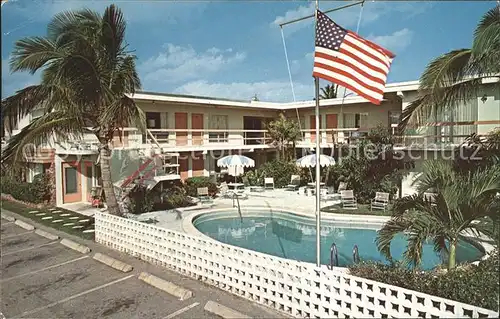 Lauderdale Florida Silver Swan Resort Motel Kat. United States