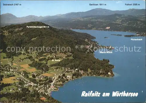 Reifnitz Maria Woerth Kaernten Dobratsch Pyramidenkogel Gerlitzen Falkert  Kat. Maria Woerth