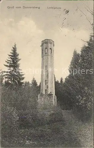 Donnersberg Ludwigsturm Aussichtsturm Kat. Dannenfels