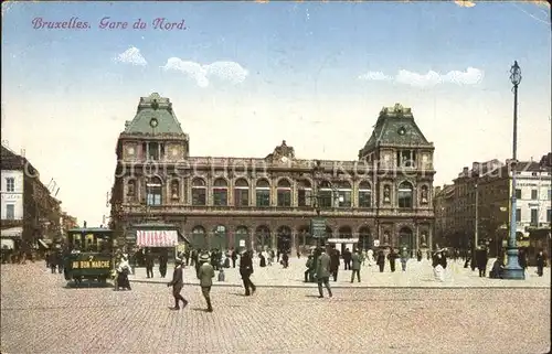 Bruxelles Bruessel Gare du Nord Nordbahnhof Kat. 