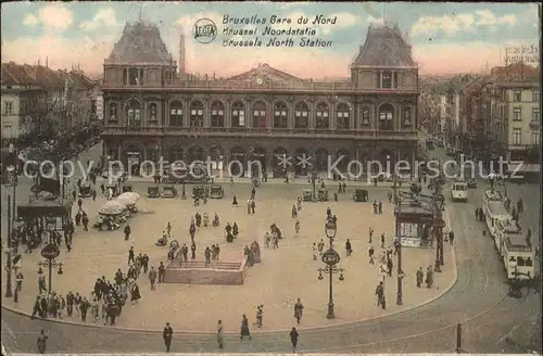 Bruxelles Bruessel Gare du Nord Nordbahnhof Kat. 