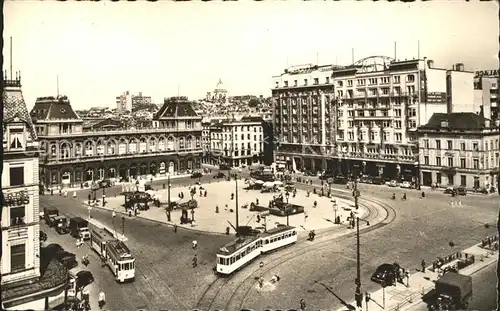 Bruxelles Bruessel Gare du Nord Tram Nordbahnhof Kat. 