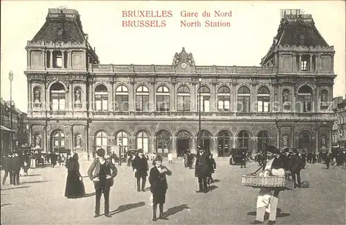 Bruxelles Bruessel Gare du Nord Nordbahnhof Kat. 