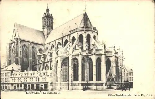 Louvain Loewen Flandre La Cathedrale Kat. 