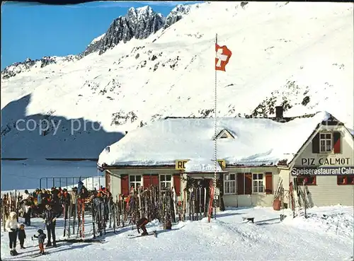 Oberalppass Gasthaus Piz Calmot Kat. 