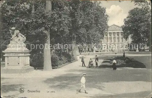 Bruxelles Bruessel Le parc Kat. 