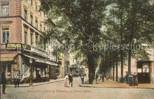 Charleroi Hainaut Wallonie Quai de Brabant Le Grand Hotel Kat. 