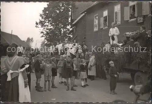 Warber Gasthaus Ahmann Erntefestumzug / Bueckeburg /Schaumburg LKR