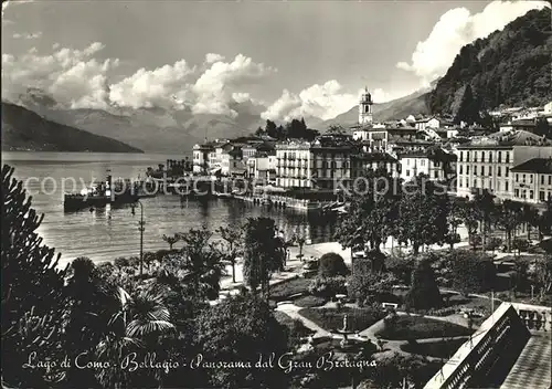 Bellagio Lago di Como Panorama dal Gran Bretagna