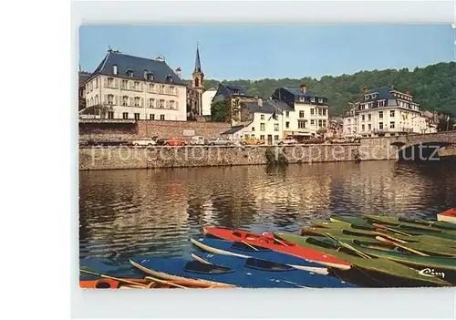 Bouillon Liege Wallonie Boot Bruecke  Kat. 