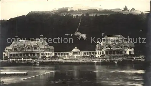 Namur Wallonie Haus am Wasser Kat. 