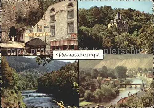 Remouchamps Liege Restaurant Grotte Partie am Fluss Kat. 