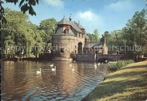 Brugge Ostende Tor Schwanenteich  Kat. 