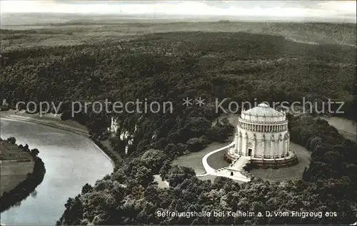 Kehlheim Regensburg Fliegeraufnahme Befreiungshalle