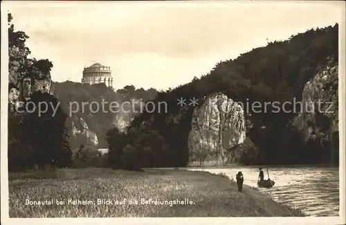 Kehlheim Regensburg Donautal mit Befreiungshalle