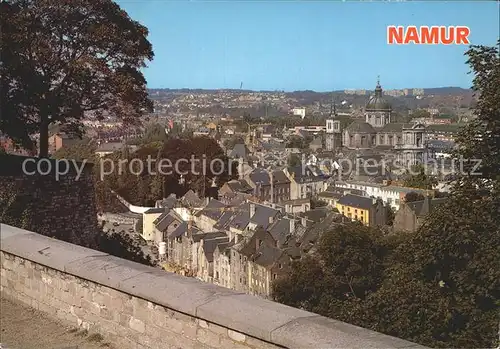 Namur Wallonie Gesamtansicht mit Kirche Kat. 