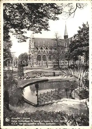 Bruxelles Bruessel Eglise Notre Dame Square Petit Sabton  Kat. 