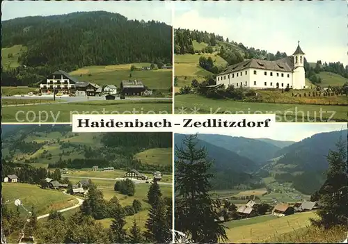 Zedlitzdorf Haidenbach Teilansichten Kirche