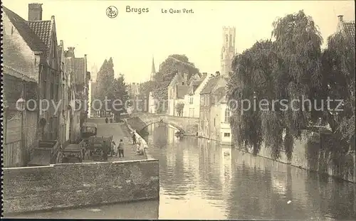 Bruges Flandre Quai Vert Kat. 