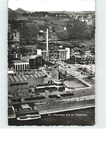 Liege Luettich Panorama pris du Teleferique Kat. Luettich