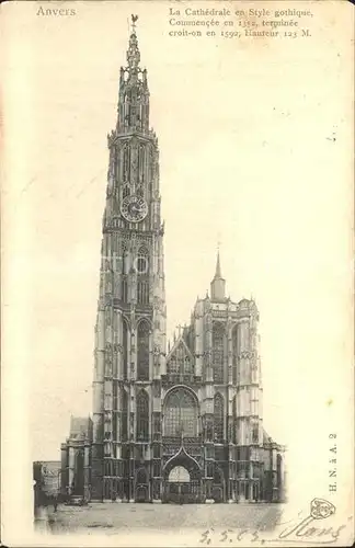 Anvers Antwerpen Cathedrale Kat. 