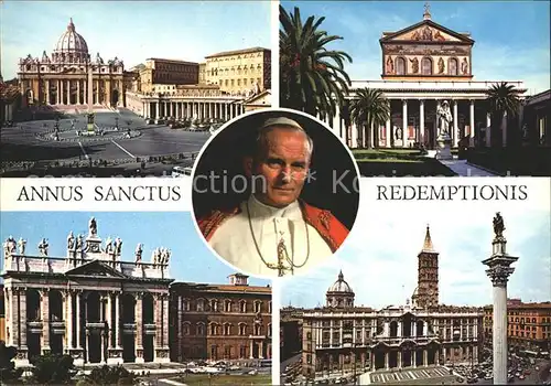 Roma Rom Giovanno Paolo II Petersdom Vatikan Kat. 