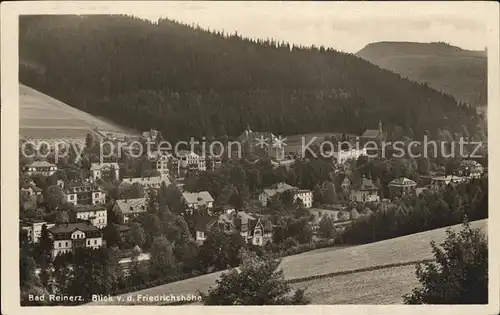 Bad Reinerz Niederschlesien Blick von der Friedrichshoehe Kat. 