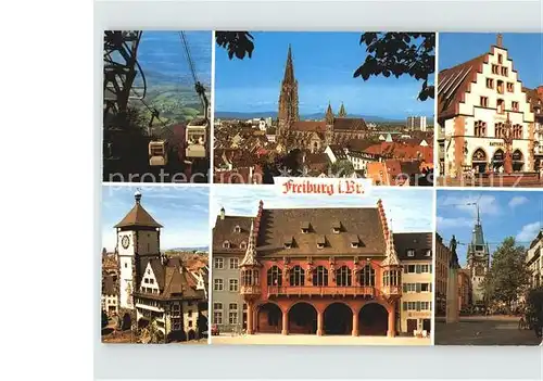 Freiburg Breisgau Muenster Kornhaus Schwabentor Kat. Freiburg im Breisgau