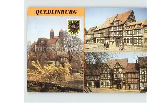 Quedlinburg Steinweg Schlossberg  Kat. Quedlinburg