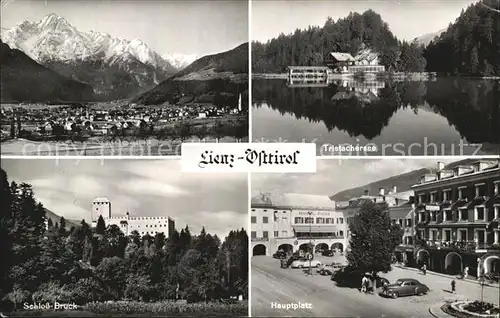 Lienz Tirol Tristachersee Schloss Bruck Hauptplatz Kat. Lienz