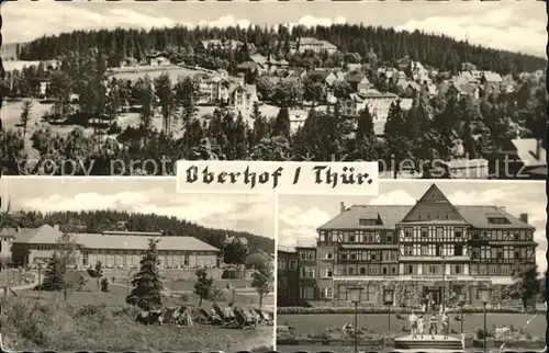 Oberhof Thueringen Panorama Ernst Thaelmann Haus Kat. Oberhof Thueringen