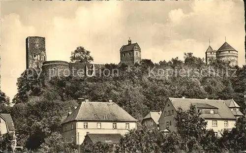 Stolpen Burgblick Kat. Stolpen