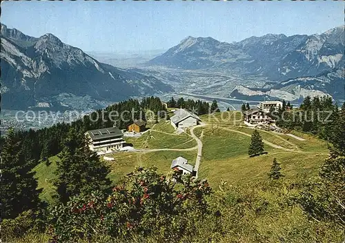 Wangs Pizol Hotels Alpina Furt Graue Hoerner und Valeis Alpenpanorama Kat. Wangs