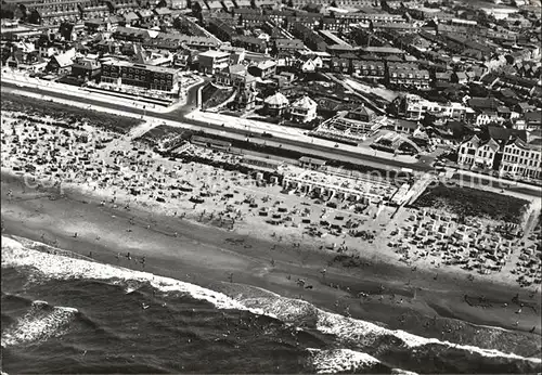 Noordwijk aan Zee  Fliegeraufnahme mit Strand Kat. Noordwijk