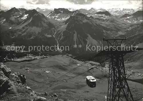 Arosa GR Seilbahn zum Weisshorn Kat. Arosa