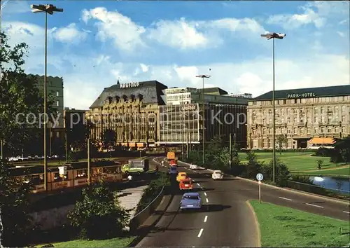 Duesseldorf Blick von der Hochstrasse auf Corneliusplatz Kat. Duesseldorf