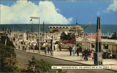 Southend on Sea The longest Pier in the world Kat. Southend on Sea