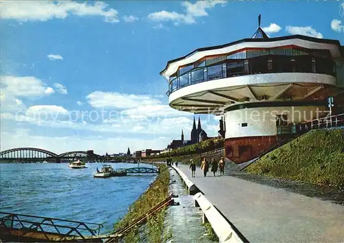 Koeln Rhein Restaurant Bastei  Kat. Koeln