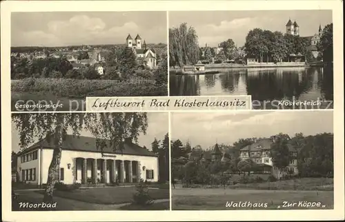 Bad Klosterlausnitz Gesamtansicht Klosterteich Moorbad Waldhaus Zur Koeppe Kat. Bad Klosterlausnitz