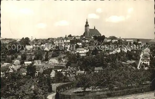 Schneeberg Erzgebirge Stadtblick Kirche Kat. Schneeberg