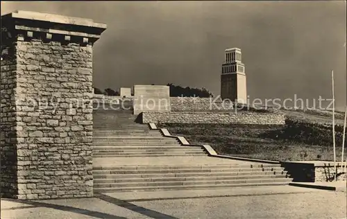 Buchenwald Weimar Mahn und Gedenkstaette Stelenweg Kat. Weimar