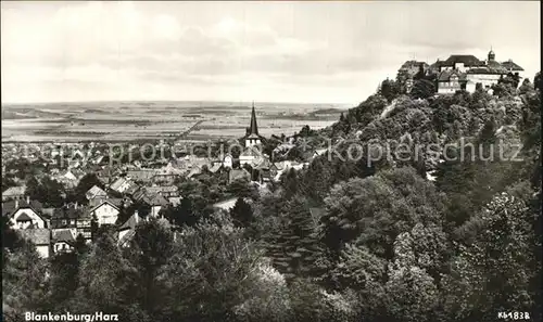 Blankenburg Harz Panorama Kat. Blankenburg