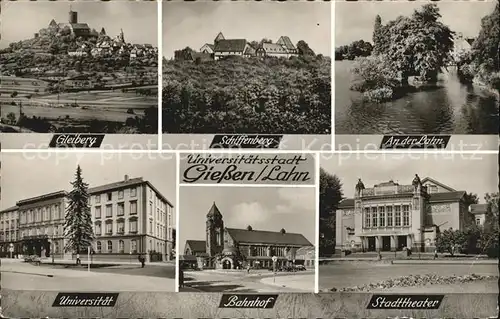 Giessen Lahn Schiffenberg Gleiberg Stadttheater Univeristaet Kat. Giessen