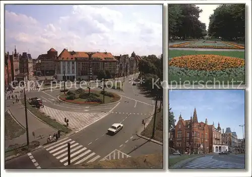 Slupsk Park Kreuzung  Kat. Stolp Pommern