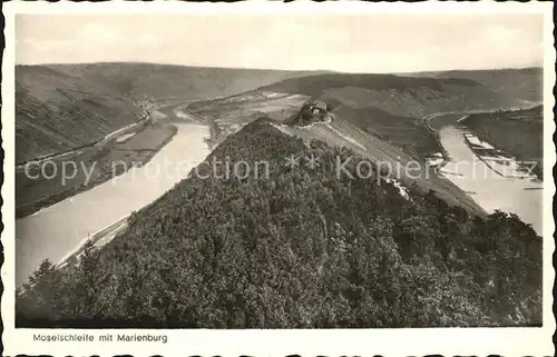 Marienburg Mosel Moselschleife Kat. Puenderich