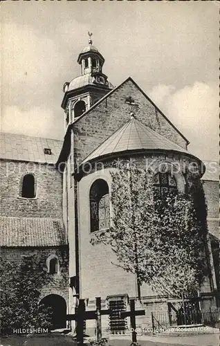 Hildesheim 1000jaehriger Rosenstock an der Kirche Kat. Hildesheim