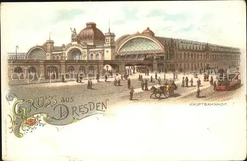 Dresden Hauptbahnhof Kat. Dresden Elbe