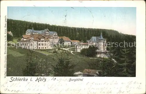 Schierke Harz Burghotel Kat. Schierke Brocken