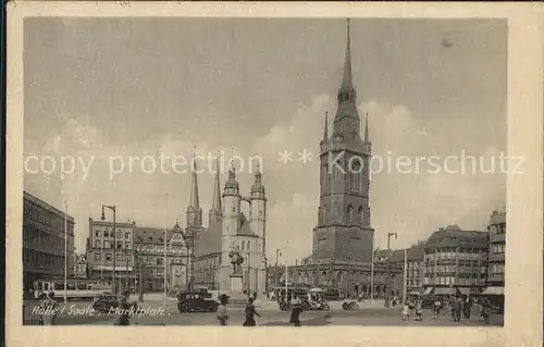 Halle Saale Marktplatz Kat. Halle