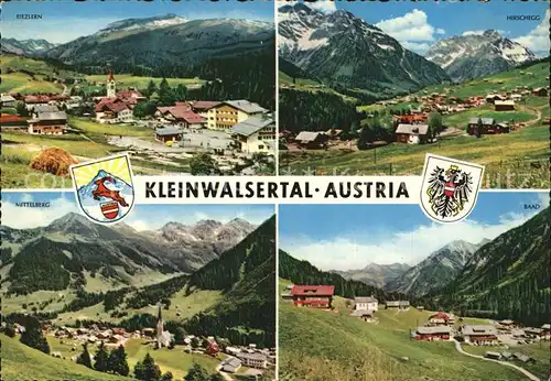 Kleinwalsertal Baad Hirschegg Riezlern Kat. Oesterreich